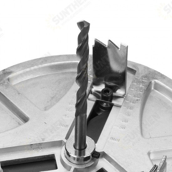 Hole Saw Cutter 45-130mm Adjustable Zinc Aluminum Alloy Punching Saw for Plywood Cork Gypsum Board OSB Panel Punching Hole Saw Cutter 45-130mm Adjustable Zinc Aluminum Alloy Punching Saw for Plywood Cork Gypsum Board OSB Panel Punching