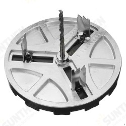 Hole Saw Cutter 45-130mm Adjustable Zinc Aluminum Alloy Punching Saw for Plywood Cork Gypsum Board OSB Panel Punching Hole Saw Cutter 45-130mm Adjustable Zinc Aluminum Alloy Punching Saw for Plywood Cork Gypsum Board OSB Panel Punching