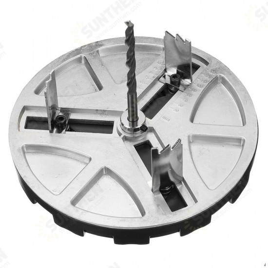Hole Saw Cutter 45-130mm Adjustable Zinc Aluminum Alloy Punching Saw for Plywood Cork Gypsum Board OSB Panel Punching Hole Saw Cutter 45-130mm Adjustable Zinc Aluminum Alloy Punching Saw for Plywood Cork Gypsum Board OSB Panel Punching