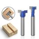 6MM Handle Woodworking Milling Cutter Key Hole Cutter Screw Hole Milling Cutter PFrame Hanging Hole Cutter Engraving Cutter