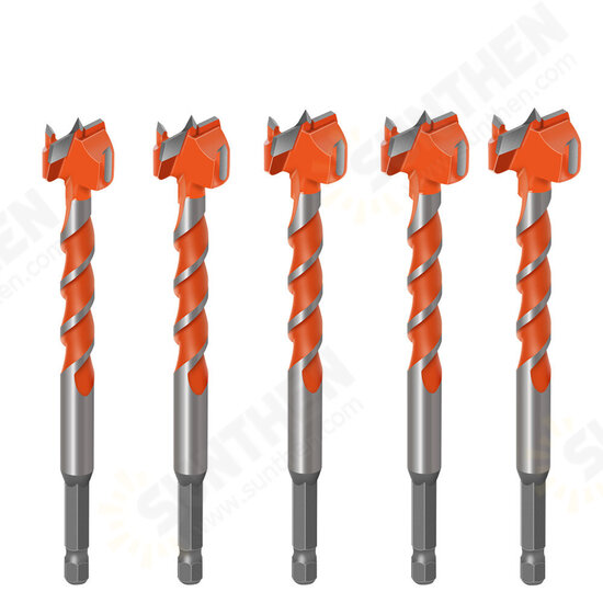 7mm Hex Shank Lengthen Core Drill Bit 16mm-25mm Woodworking Tools Hole Saw Cutter Hinge Boring Drill Bits