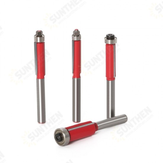 Extended Bearing Trimming Cutter Double-Edged Straight Cutter Woodworking Milling Cutter Trimming Machine Cutter Engraving Machine Cutter Extended Bearing Trimming Cutter Double-Edged Straight Cutter Woodworking Milling Cutter Trimming Machine Cutter Engraving Machine Cutter