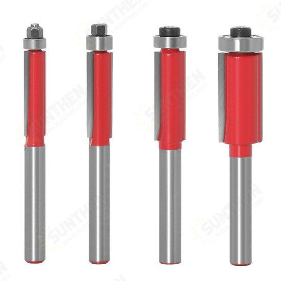 Extended Bearing Trimming Cutter Double-Edged Straight Cutter Woodworking Milling Cutter Trimming Machine Cutter Engraving Machine Cutter Extended Bearing Trimming Cutter Double-Edged Straight Cutter Woodworking Milling Cutter Trimming Machine Cutter Engraving Machine Cutter