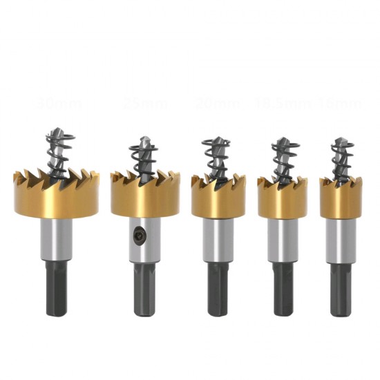 HSS Iron Sheet Iron Plate Reaming Aluminum Alloy Drilling Set Stainless Steel Titanium-plated High Speed Steel Hole Opener