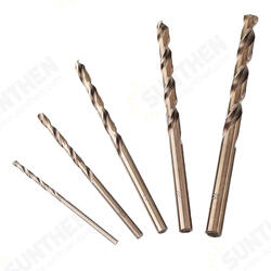 Upgrade 5Pcs 2-6mm Drill Bits HSS-CO Cobalt Twist Drill Bit For Bosch Dremel Rotary Tool