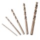 Upgrade 5Pcs 2-6mm Drill Bits HSS-CO Cobalt Twist Drill Bit For Bosch Dremel Rotary Tool