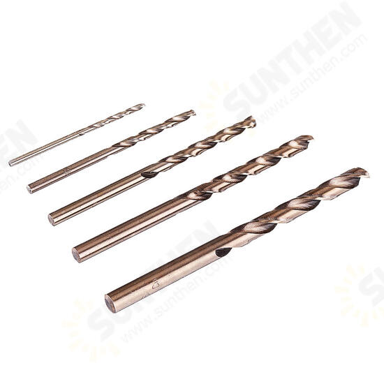 Upgrade 5Pcs 2-6mm Drill Bits HSS-CO Cobalt Twist Drill Bit For Bosch Dremel Rotary Tool Upgrade 5Pcs 2-6mm Drill Bits HSS-CO Cobalt Twist Drill Bit For Bosch Dremel Rotary Tool