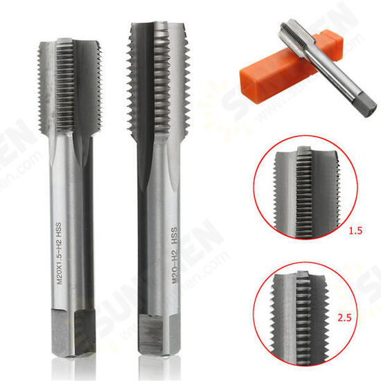 M20 x 1.5mm/2.5mm Metric Tap Plug Tap Machine Screw Threaded Tap