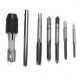 M3-M8 Tap Drill Set T Handle Ratchet Tap Wrench Machinist Tool With Screw Tap Hand