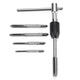 M3-M8 Tap Drill Set T Handle Ratchet Tap Wrench Machinist Tool With Screw Tap Hand