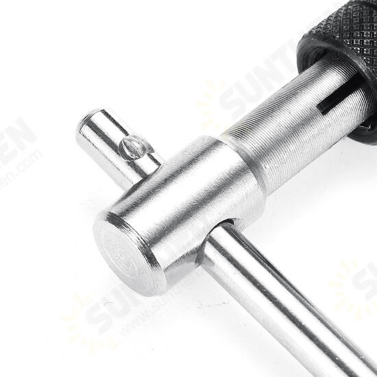 M3-M8 Tap Drill Set T Handle Ratchet Tap Wrench Machinist Tool With Screw Tap Hand