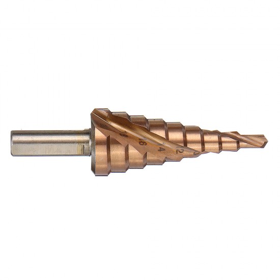 M35 Cobalt Step Drill 4-12/4-20/4-32mm HSS Drill Bits Triangle Shank For Stainless Steel