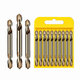 M35 Cobalt-containing Super-hard Double-edged Punching And All-grinding Double-head Spiral Drill M35 Cobalt-containing Super-hard Double-edged Punching And All-grinding Double-head Spiral Drill