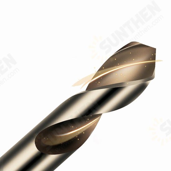 M35 Cobalt-containing Super-hard Double-edged Punching And All-grinding Double-head Spiral Drill M35 Cobalt-containing Super-hard Double-edged Punching And All-grinding Double-head Spiral Drill
