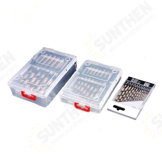 M35 Fully Ground Cobalt-containing Straight Shank Twist Drill Set Stainless Steel Drill Bit High Speed Steel Metal Steel Plate Twist Drill Bit M35 Fully Ground Cobalt-containing Straight Shank Twist Drill Set Stainless Steel Drill Bit High Speed Steel Metal Steel Plate Twist Drill Bit