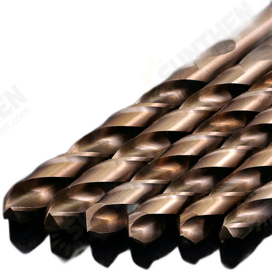 M35 Fully Ground Cobalt-containing Straight Shank Twist Drill Set Stainless Steel Drill Bit High Speed Steel Metal Steel Plate Twist Drill Bit M35 Fully Ground Cobalt-containing Straight Shank Twist Drill Set Stainless Steel Drill Bit High Speed Steel Metal Steel Plate Twist Drill Bit