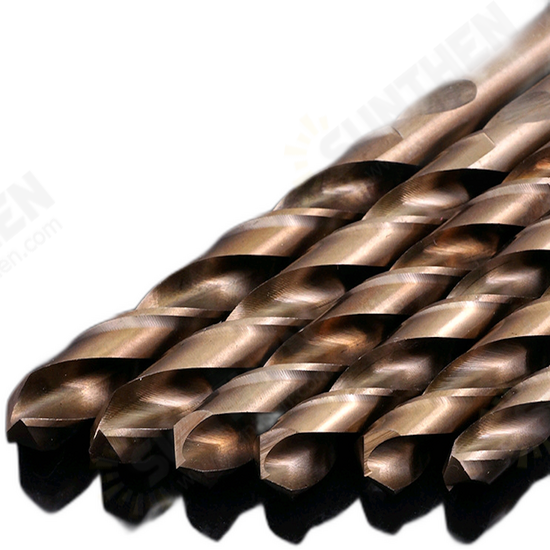 M35 Fully Ground Cobalt-containing Straight Shank Twist Drill Set Stainless Steel Drill Bit High Speed Steel Metal Steel Plate Twist Drill Bit