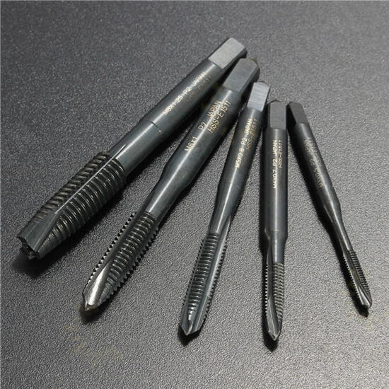 M3/M4/M5/M6/M8 HSS Nitride Coated Screw Tap Metric Spiral Hand Thread Screw Tap