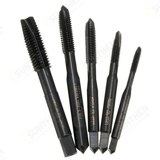 M3/M4/M5/M6/M8 HSS Nitride Coated Screw Tap Metric Spiral Hand Thread Screw Tap