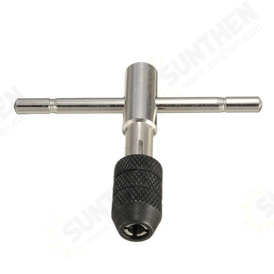 M5-M8 M6-M12 T Handle Tap Wrench Chuck Type Adjustable Hand Tool