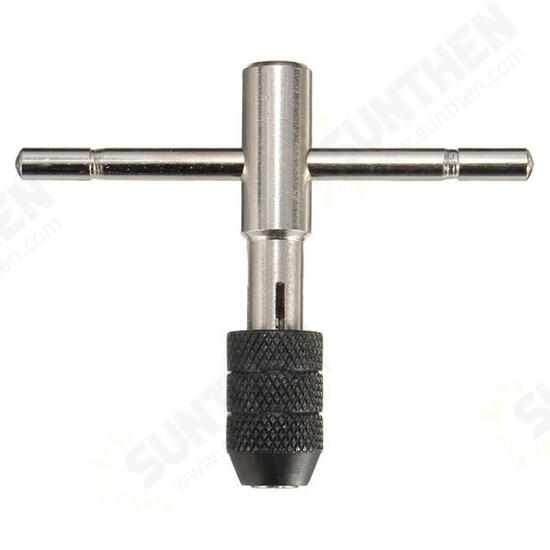 M5-M8 M6-M12 T Handle Tap Wrench Chuck Type Adjustable Hand Tool