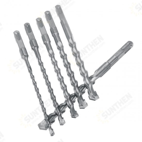 Masonry Hammer Drill Bit for Tiles Concrete Brick Hardened Chrome Alloy Steel Flat Drill Bit