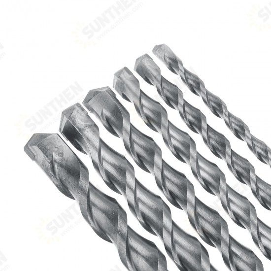 Masonry Hammer Drill Bit for Tiles Concrete Brick Hardened Chrome Alloy Steel Flat Drill Bit