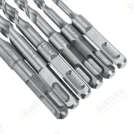 Masonry Hammer Drill Bit for Tiles Concrete Brick Hardened Chrome Alloy Steel Flat Drill Bit