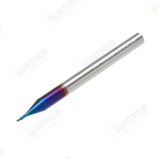 R0.5-R3 2 Flutes Tungsten Carbide End Mill HRC65 NACO Coated Ball Nose Milling Cutter R0.5-R3 2 Flutes Tungsten Carbide End Mill HRC65 NACO Coated Ball Nose Milling Cutter