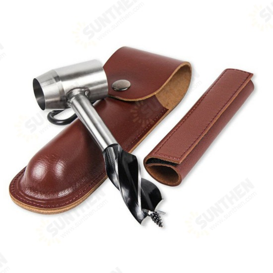 Survival Settlers Tool Bushcraft Hand Auger Wrench Wood Auger Drill Bit Manual Auger for Bushcraft Backpack and Camping Survival Settlers Tool Bushcraft Hand Auger Wrench Wood Auger Drill Bit Manual Auger for Bushcraft Backpack and Camping