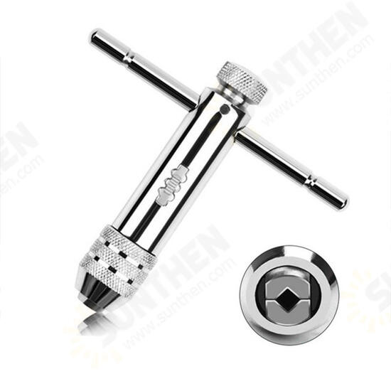 T-type Ratchet Tap Wrench M3-M8 Thread Metric Adjustable Tap Wrench Tool Set T-type Ratchet Tap Wrench M3-M8 Thread Metric Adjustable Tap Wrench Tool Set