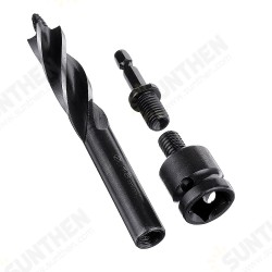 Woodworking Support Point Drill Bits Kit Electric Wrench Hexagonal/Four-Slot Shank Tapper Deep Hole Drill Woodworking Support Point Drill Bits Kit Electric Wrench Hexagonal/Four-Slot Shank Tapper Deep Hole Drill