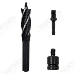 Woodworking Support Point Drill Bits Kit Electric Wrench Hexagonal/Four-Slot Shank Tapper Deep Hole Drill Woodworking Support Point Drill Bits Kit Electric Wrench Hexagonal/Four-Slot Shank Tapper Deep Hole Drill