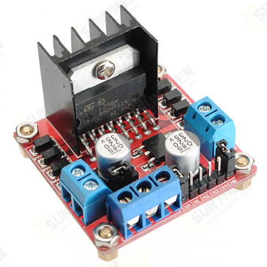 2Pcs L298N Dual H Bridge Stepper Motor Driver Board