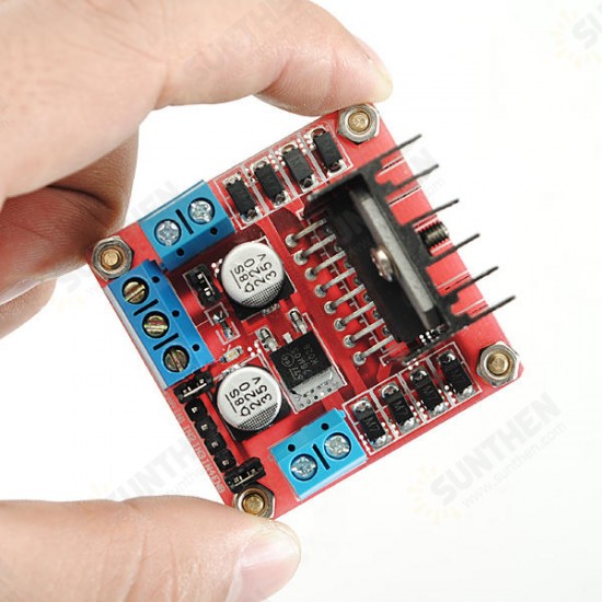 2Pcs L298N Dual H Bridge Stepper Motor Driver Board