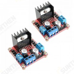 2Pcs L298N Dual H Bridge Stepper Motor Driver Board 2Pcs L298N Dual H Bridge Stepper Motor Driver Board
