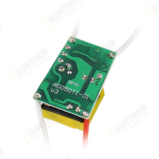 5W LED Driver Input AC110/220V to DC 15-18V Built-in Drive Power Supply Adjustable Lighting for DIY LED Lamps