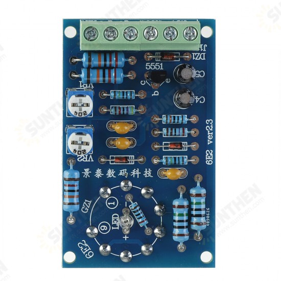 6E2 Indication Meter Audio Level Indicator Level Circuit Board Drive Board Adjustable Sensitivity for Amp Signal Amplifier