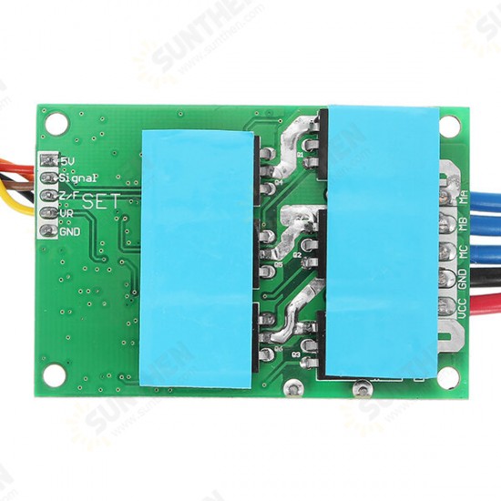 DC 12V-36V 500W High Power Brushless Motor Controller Driver Board Assembled No Hall