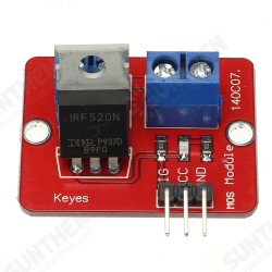 HW-042 0-24V IRF520 MOS Driver Module Board for MCU ARM Raspberry Pi HW-042 0-24V IRF520 MOS Driver Module Board for MCU ARM Raspberry Pi