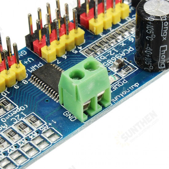 PCA9685 16-Channel 12-bit PWM Servo Motor Driver I2C Module