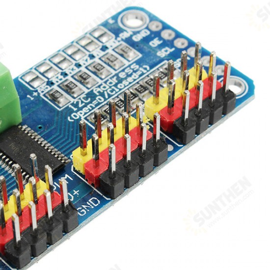 PCA9685 16-Channel 12-bit PWM Servo Motor Driver I2C Module