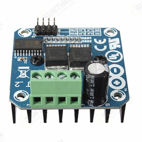 Semiconductor BTS7960B 5V 43A H-bridge Motor Driver Module