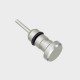 2-in-1 Metal Dust Plug Earphone Port Sim Card Tray Eject Pin Needle For iPhone 6 Android Smartphone