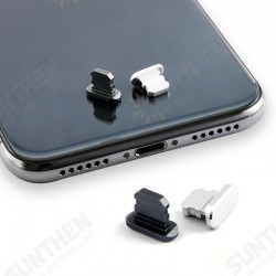 Universal Aluminium Alloy Metal Dustproof Plug Charge Port Decoration Accessories With Card Pin for iPhone Whole Series for iPhone 11 X XR XS Max Universal Aluminium Alloy Metal Dustproof Plug Charge Port Decoration Accessories With Card Pin for iPhone Whole Series for iPhone 11 X XR XS Max