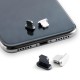 Universal Aluminium Alloy Metal Dustproof Plug Charge Port Decoration Accessories With Card Pin for iPhone Whole Series for iPhone 11 X XR XS Max