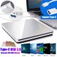 Slim USB External CD Burner Reader Player CD / DVD Player Optical Drive for PC Laptop Windows