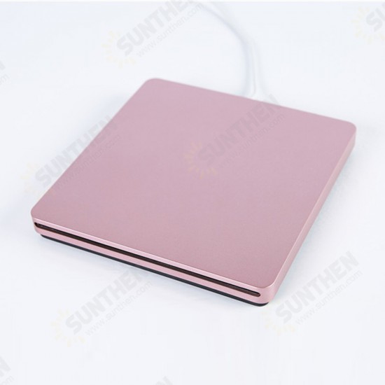 Slim USB External CD Burner Reader Player CD / DVD Player Optical Drive for PC Laptop Windows