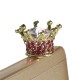 Universal 3.5mm Rhinestone Crown Dirtproof Plug Phone Decoration