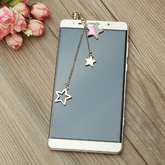 Universal 3.5mm Stars Decoration Dirtproof Plug for Samsung Xiaomi HUAWEI Non-original